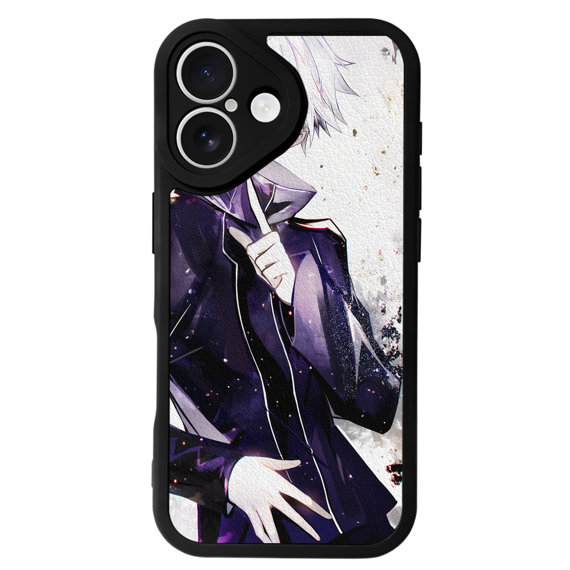 （画像用） 呪術廻戦 Jujutsu Kaisen 【iPhone 16シリーズ対応】シリコンスマホケース（レザー調） 材質：シリコン